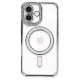 Apple iPhone 16 Plus Kılıf Joke Simli Magneticsafe Kılıf - Gri
