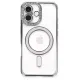 Apple iPhone 16 Plus Kılıf Joke Simli Magneticsafe Kılıf - Gri