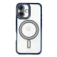 Apple iPhone 16 Plus Kılıf Joke Simli Magneticsafe Kılıf - Lacivert