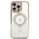 Apple iPhone 16 Pro Kılıf Joke Simli Magneticsafe Kılıf - Gold