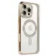 Apple iPhone 16 Pro Kılıf Joke Simli Magneticsafe Kılıf - Gold
