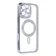 Apple iPhone 16 Pro Kılıf Joke Simli Magneticsafe Kılıf - Mavi