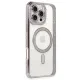 Apple iPhone 16 Pro Kılıf Joke Simli Magneticsafe Kılıf - Pembe