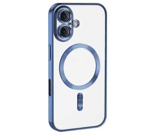 Apple iPhone 16 Kılıf Kross Magneticsafe Kapak - Mavi