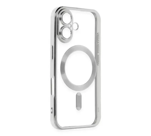 Apple iPhone 16 Plus Kılıf Kross Magneticsafe Kapak - Gümüş