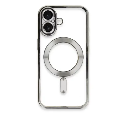 Apple iPhone 16 Plus Kılıf Kross Magneticsafe Kapak - Gümüş