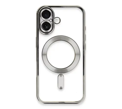 Apple iPhone 16 Plus Kılıf Kross Magneticsafe Kapak - Gümüş