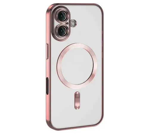 Apple iPhone 16 Plus Kılıf Kross Magneticsafe Kapak - Pembe
