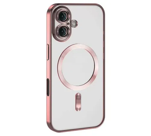 Apple iPhone 16 Plus Kılıf Kross Magneticsafe Kapak - Pembe