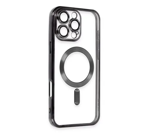 Apple iPhone 16 Pro Kılıf Kross Magneticsafe Kapak - Siyah