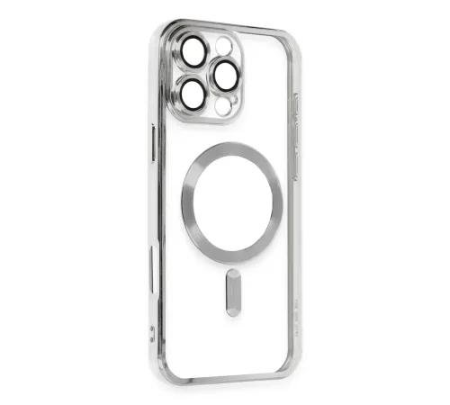 Apple iPhone 16 Pro Kılıf Kross Magneticsafe Kapak - Gümüş