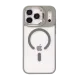 Apple iPhone 17 Pro Remim Lensli Magsafe Standlı Kapak - Titan Gri