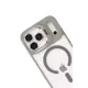 Apple iPhone 17 Pro Remim Lensli Magsafe Standlı Kapak - Titan Gri