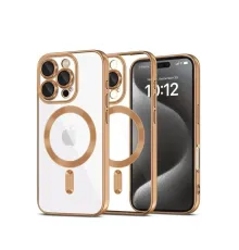 Apple iPhone 16 Pro Kılıf Kross Magneticsafe Kapak - Çöl Titanyum