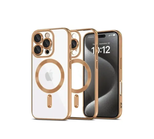 Apple iPhone 16 Pro Kılıf Kross Magneticsafe Kapak - Çöl Titanyum