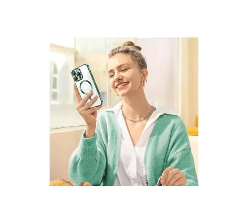 Apple iPhone 16 Pro Max Kılıf Kross Magneticsafe Kapak - Gümüş