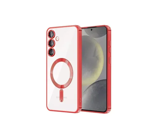 Samsung Galaxy S24 Plus Kılıf Kross Magneticsafe Kapak - Kırmızı