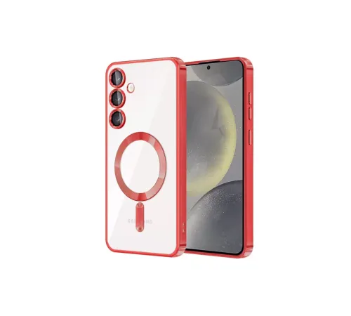 Samsung Galaxy S24 Plus Kılıf Kross Magneticsafe Kapak - Kırmızı