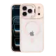 Apple iPhone 17 Pro Max Remim Lensli Magsafe Standlı Kapak - Pembe