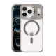 Apple iPhone 17 Pro Max Remim Lensli Magsafe Standlı Kapak - Titan Gri