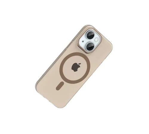 Apple iPhone 14 PC Blank Magsafe Kapak - Çöl Titanyum