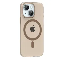 Apple iPhone 14 PC Blank Magsafe Kapak - Çöl Titanyum