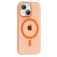 Apple iPhone 14 PC Blank Magsafe Kapak - Turuncu
