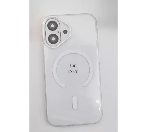 Apple iPhone 17 PC Blank Magsafe Kapak - Şeffaf