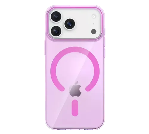 Apple iPhone 17 Pro PC Blank Magsafe Kapak - Pembe