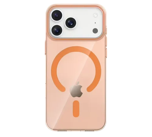 Apple iPhone 17 Pro PC Blank Magsafe Kapak - Turuncu