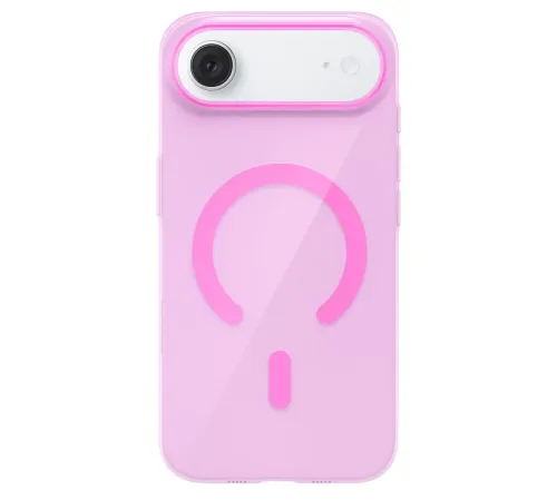 Apple iPhone 17 Air PC Blank Magsafe Kapak - Pembe