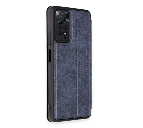 Xiaomi Redmi Note 12 Pro 4G Kılıf Flip Cover - Lacivert