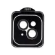 Apple iPhone 13 PVD Metal Kamera Lens - Siyah