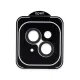 Apple iPhone 13 PVD Metal Kamera Lens - Siyah