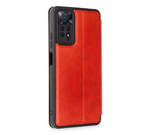 Xiaomi Redmi Note 12 Pro 4G Kılıf Flip Cover - Kırmızı