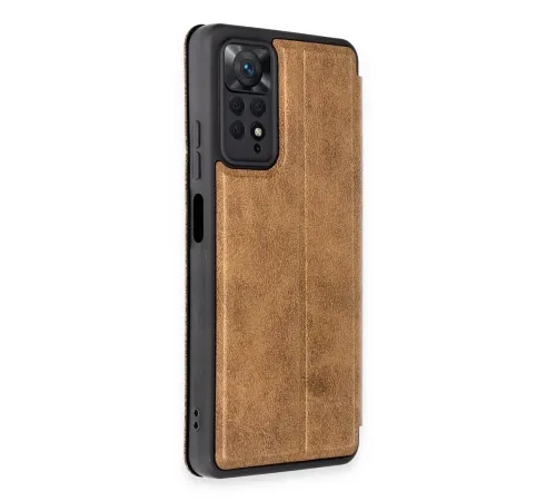 Xiaomi Redmi Note 12 Pro 4G Kılıf Flip Cover - Taba