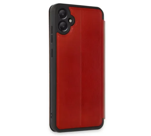 Samsung Galaxy A05 Kılıf Flip Cover - Kırmızı