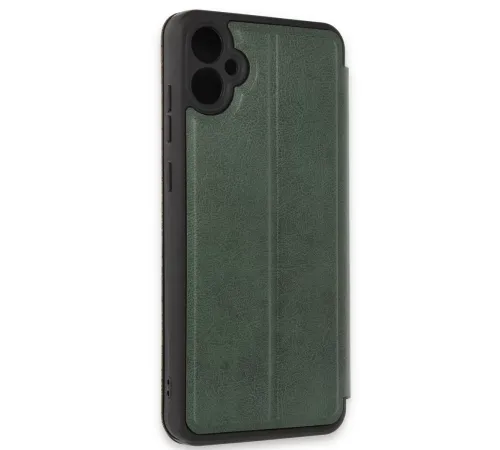 Samsung Galaxy A05 Kılıf Flip Cover - Koyu Yeşil