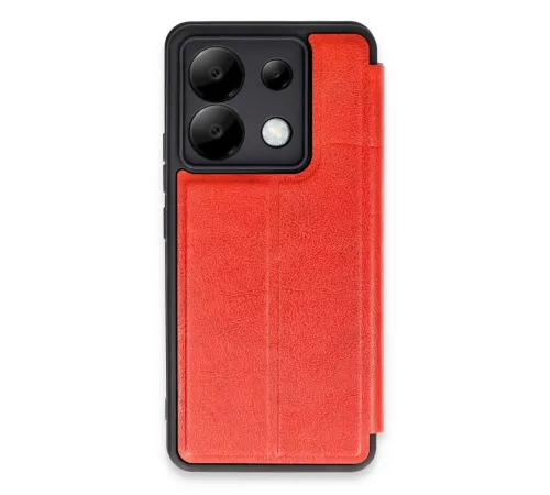 Xiaomi Redmi Note 13 Pro 5G Kılıf Flip Cover - Kırmızı