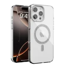 Apple iPhone 16 Pro Max Tash Diamond Magsafe Kapak - Beyaz