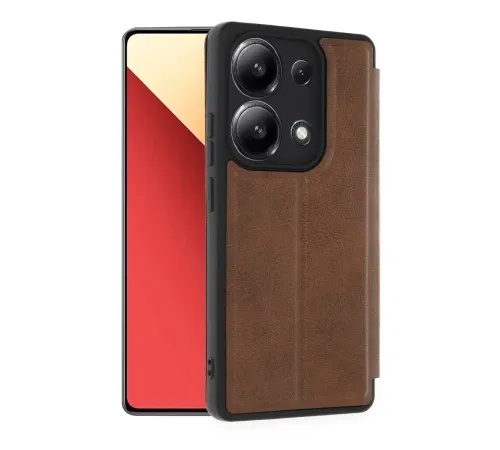 Xiaomi Redmi Note 13 4G Kılıf Flip Cover - Taba