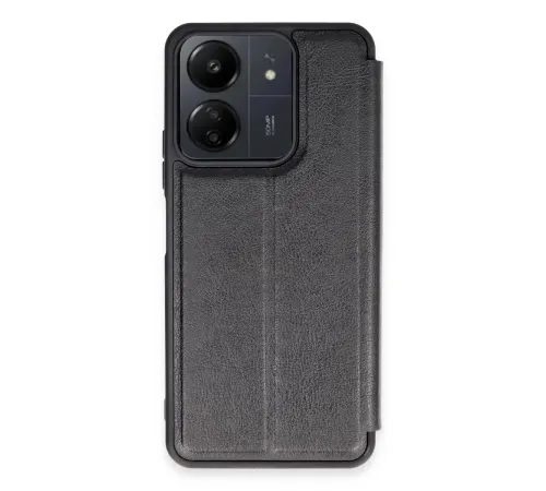 Xiaomi Redmi 13C Kılıf Flip Cover - Siyah