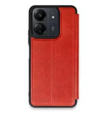 Xiaomi Redmi 13C Kılıf Flip Cover - Kırmızı