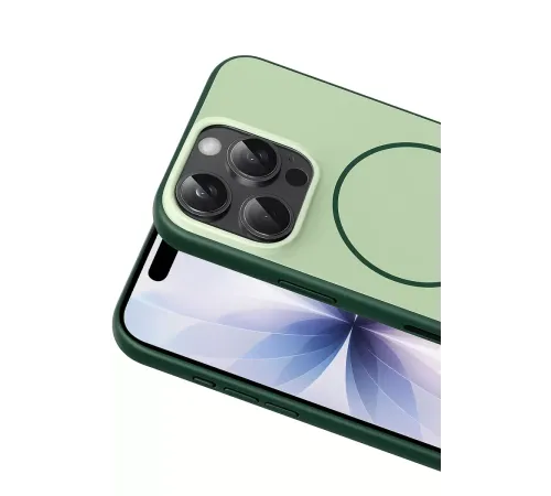 Apple iPhone 16 Pro Max Neva Magsafe Kapak - Koyu Yeşil