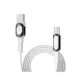 DC01 Süper Hızlı Micro USB Kablo 1M 2.4A - Beyaz