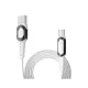 DC01 Süper Hızlı Micro USB Kablo 1M 2.4A - Beyaz