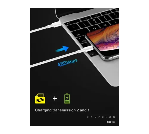 DC13 1M 20W Type-C to Lightning Kablo iphone Uyumlu
