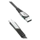 DC16 Micro USB Kablo 1M 2.4A - Siyah