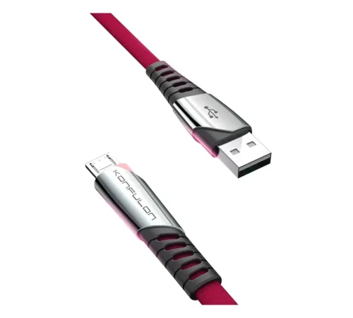 DC16 Micro USB Kablo 1M 2.4A - Kırmızı