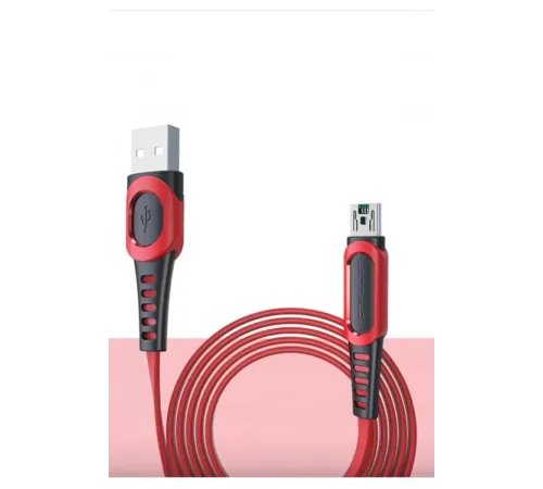DC24 Micro USB Kablo 1.2M 4A - Kırmızı
